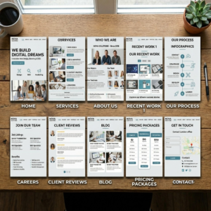 a 6 pages website